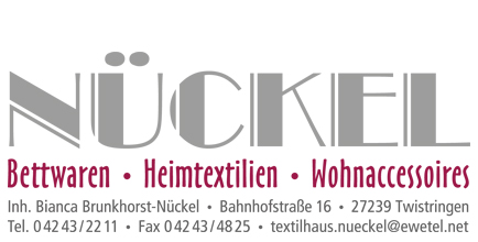 Logo Textilhaus Nückel Inh.Bianca Brunkhorst-Nückel
