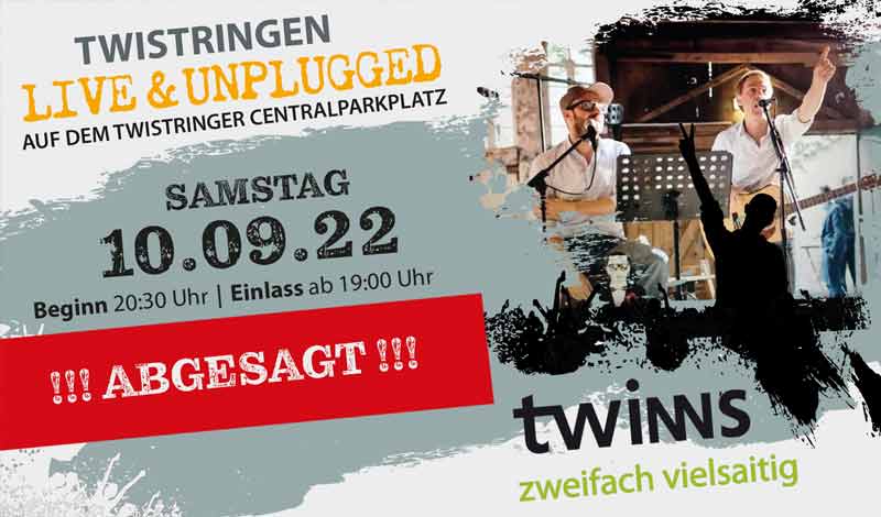 ABGESAGT - LIVE & UNPLUGGED mit den TWINNS