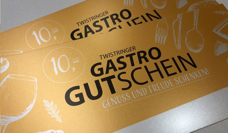 Gastro Gutschein