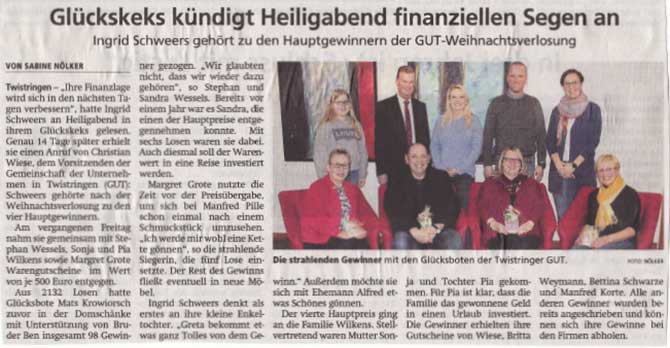 Kreiszeitung 14. Januar 2019