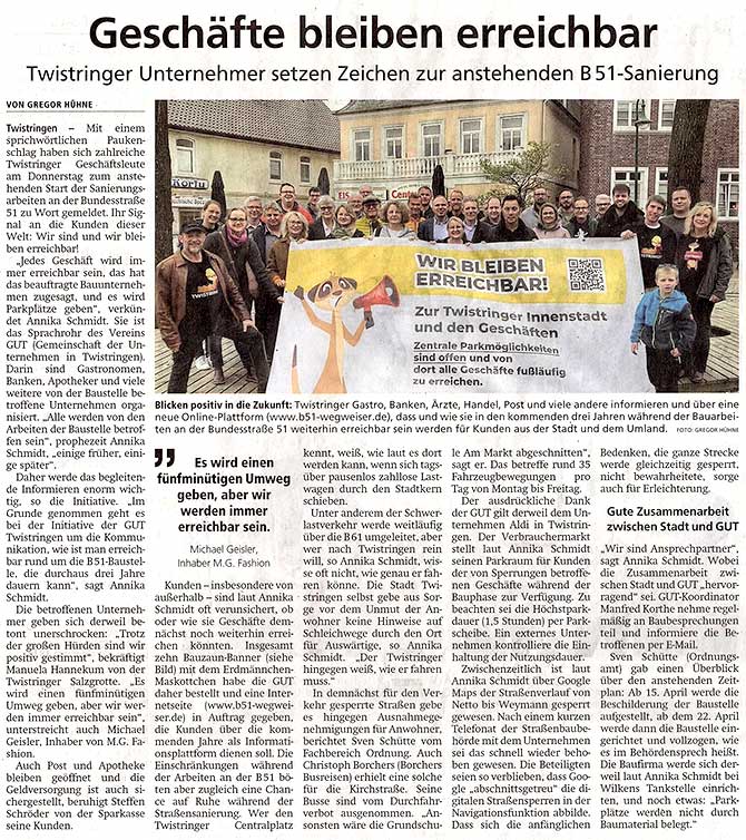 Quelle: Kreiszeitung, 13. April 2024